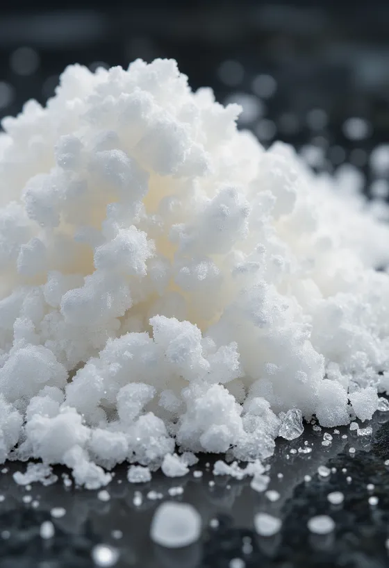 Gula pasir putih dalam mangkuk keramik dan sendok kayu