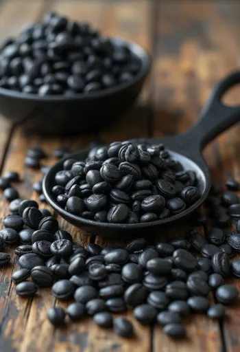 Biji kuaci bunga matahari kulit hitam mentah