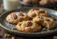 Kue kering pecan baru dipanggang