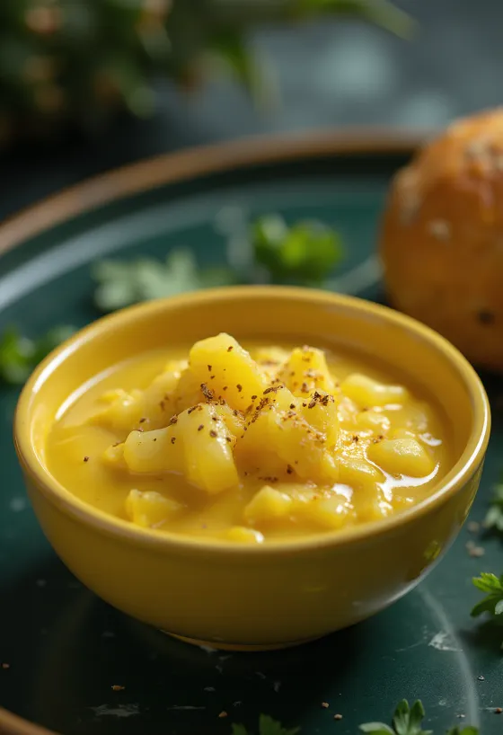Saus mustard kari nanas