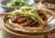 Bao bun bebek renyah disajikan