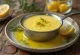 Saus mentega lemon rosemary disajikan