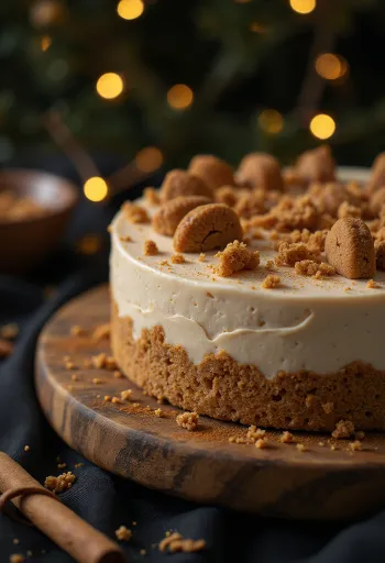 Kue mousse kue jahe disajikan dengan irisan