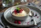 Panna cotta mascarpone dalam gelas