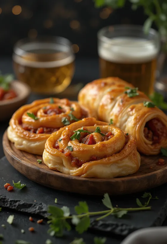 Burek daging cabai dalam kulit phyllo renyah