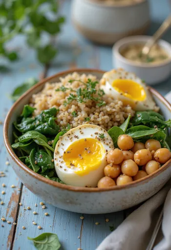 Buddha Bowl Terong Panggang Pedas