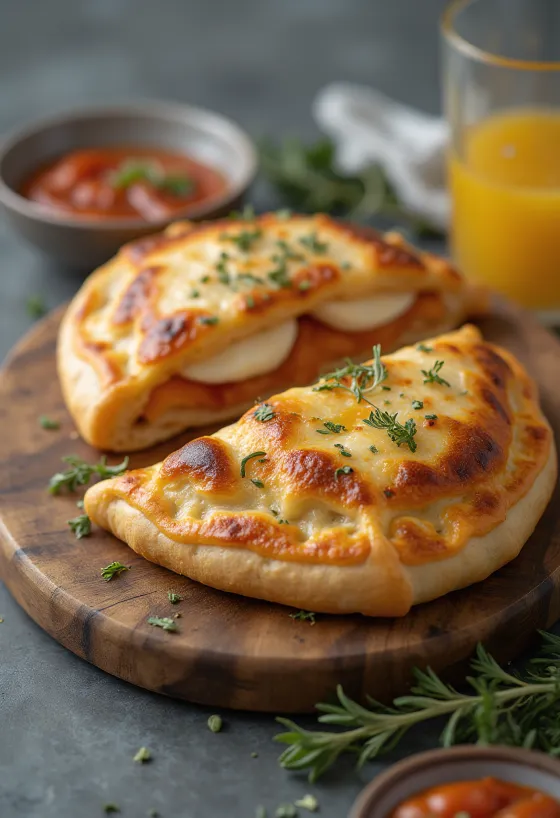 Calzone jahe baru dipanggang