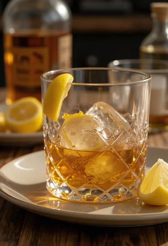 Whiskey Madu dalam gelas