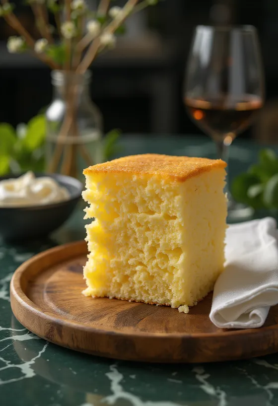 Kue bolu klasik spons kuning
