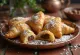 Dumpling kurma Aljazair goreng cokelat keemasan