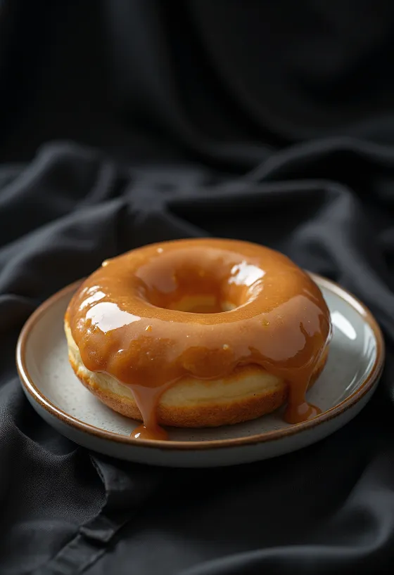 Bourbon doughnut disajikan segar