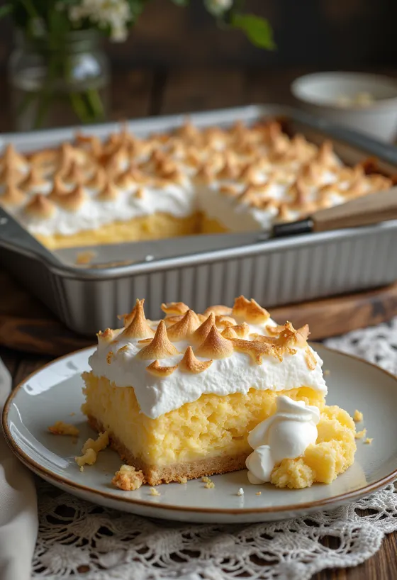 Irisan kelapa meringue