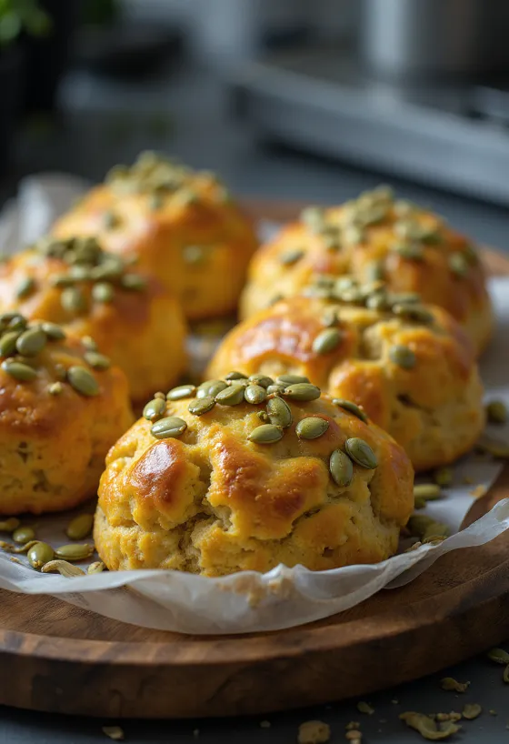 Scone biji labu segar