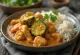 Kari ayam Thai disajikan