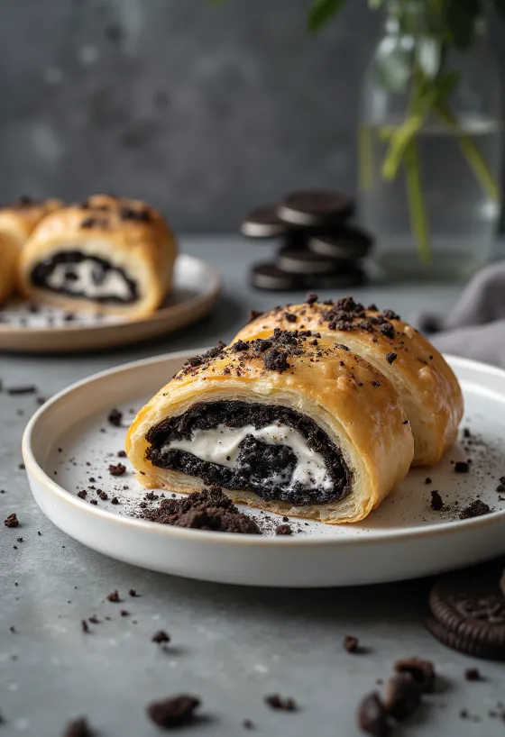 Strudel Oreo iris di piring
