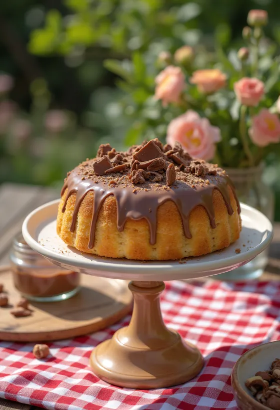Kue krim hazelnut