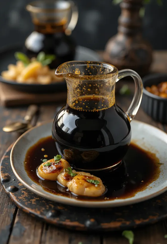 Saus cuka balsamik madu