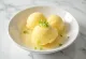 Sorbet Nanas disajikan