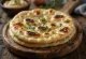 Roti pipih lavash tipis dan lentur disajikan dengan hummus