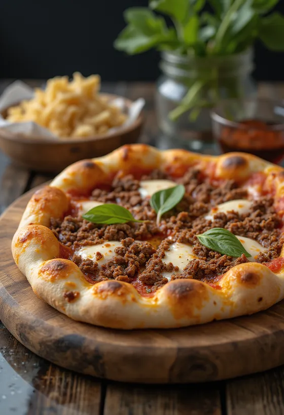 Pizza gaya Ethiopia dengan bumbu berbere