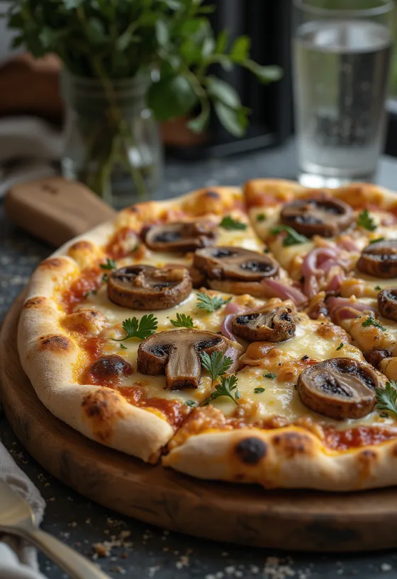 Pizza daging buruan Siberia