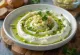 Saus jahe dill bawang putih disajikan