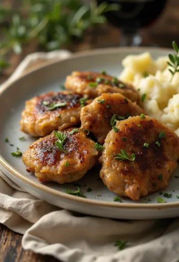 Hati ayam goreng digoreng renyah, disajikan dengan roti segar dan bawang merah
