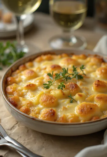 Bacalhau com natas hidangan ikan kod panggang Portugal