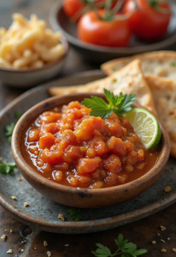 Chutney tomat jeruk nipis kayu manis