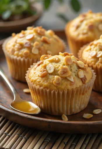Muffin oatmeal madu