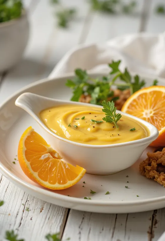 Saus mustard jeruk