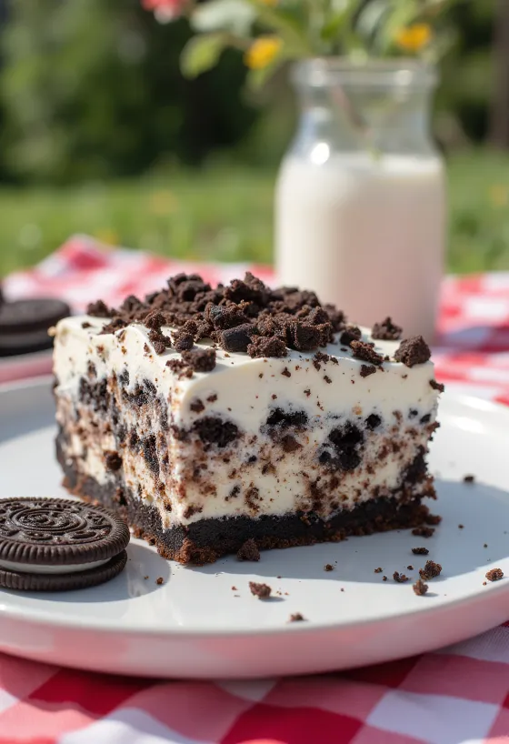 Kue Oreo disajikan