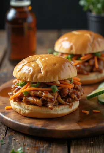 Bao bun BBQ pulled beef