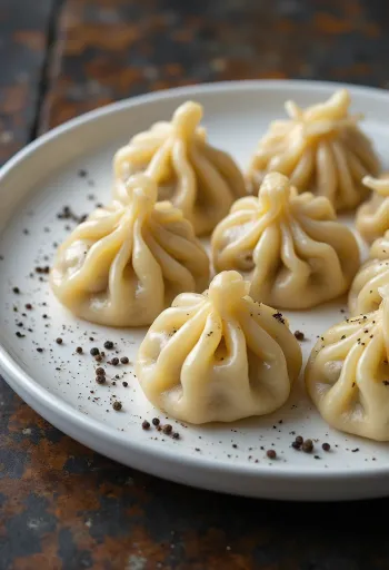 Khinkali disajikan