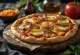Pizza gaya Afrika Selatan dengan biltong dan cheddar