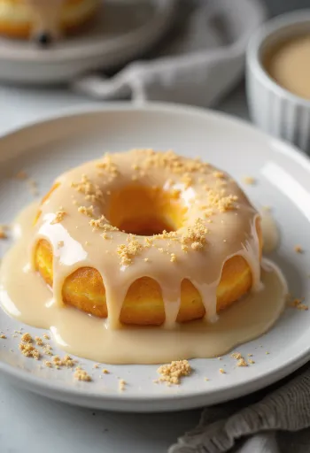Donat Likur Telur disajikan