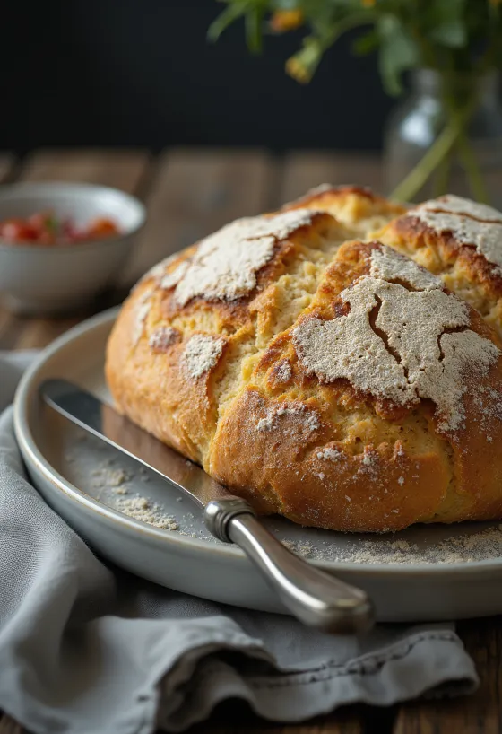 Roti jagung Portugis Broa