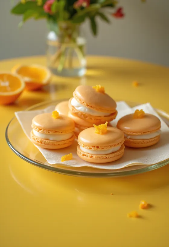 Macaron likur jeruk