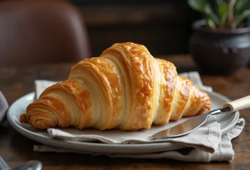 Croissant keto yang renyah dan rendah karbohidrat