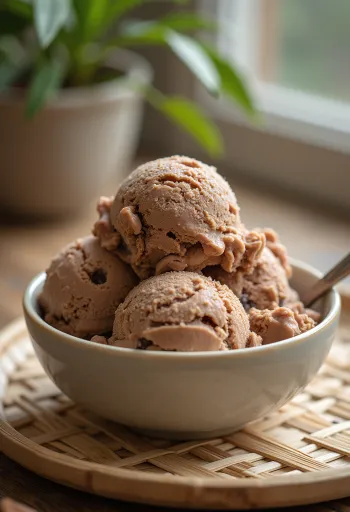 Es krim Aero disajikan