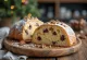 Stollen pecan disajikan