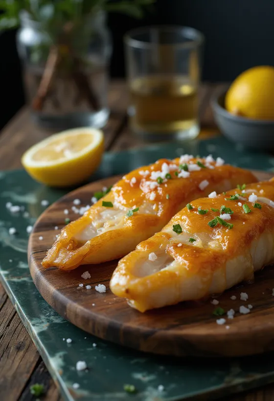 Belut asap BBQ dengan bumbu segar