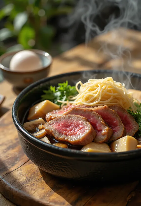 Sukiyaki Daging Sapi, hidangan hot pot Jepang