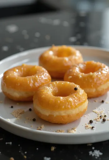 Donat Shalgam disajikan dengan lobak hitam