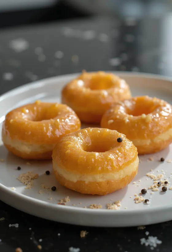 Donat Shalgam disajikan dengan lobak hitam