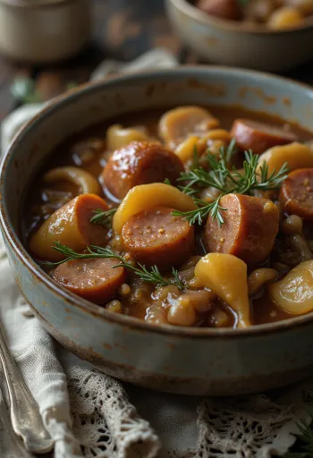 Bigos disajikan