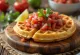 Wafel salsa dengan tomat segar