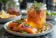 Acar salmon pedas dalam toples