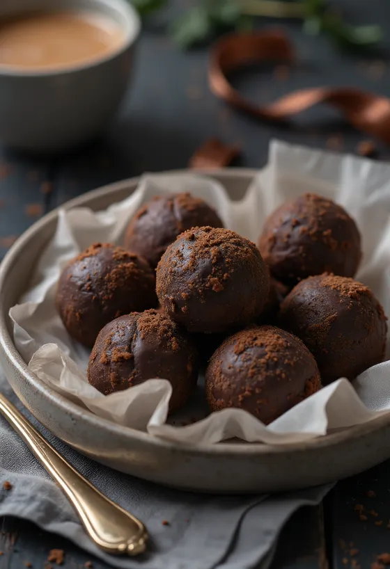 Truffle cokelat siap saji
