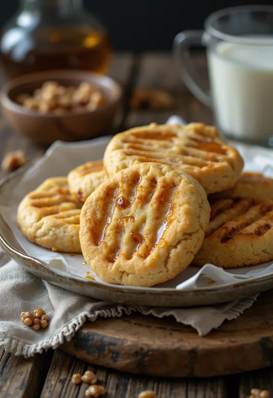 Kue madu kenari panggang BBQ